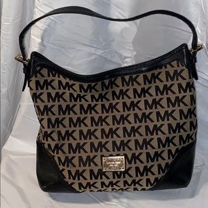 Michael Kors “MK” Print Shoulder Purse